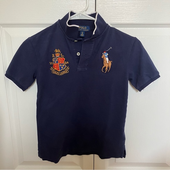 BUNDLE of POLO RALPH LAUREN short sleeve Polo shirt Boys. Size 8 (s/p) - Picture 7 of 8